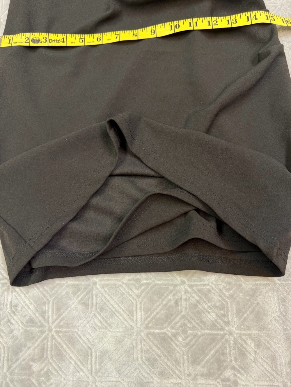 Lulu's Black One-Shoulder Ruched Mini Dress - Picture 7 of 7